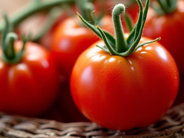 朝採れ完熟トマト